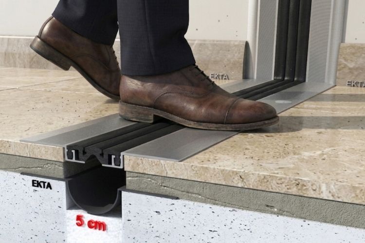 KAPLAMA ÜZERİ ZEMİN DİLATASYON PROFİLİ